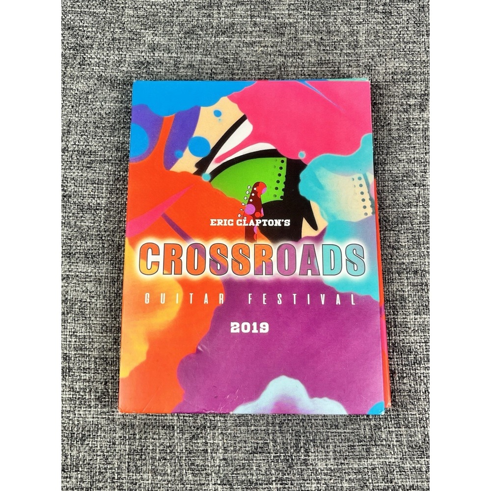 Eric Clapton's Crossroads Guitar Festival 2019 (DVD) 2 Disc Set With Booklet